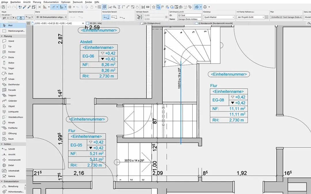 Bauplanung-BIM-Archicad