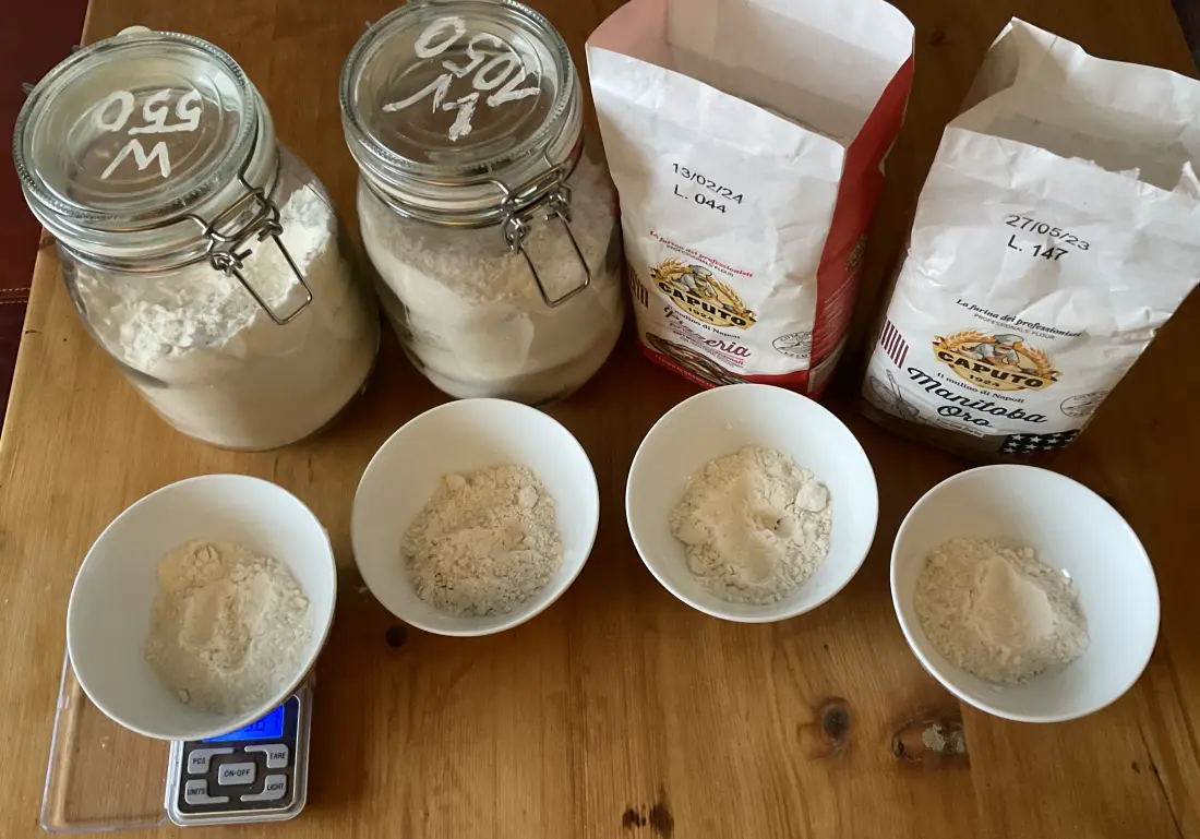 Pizza-backstarkes-Mehl-Küchentest